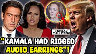 Kamala Harris In BIG TROUBLE As 'ABC' Moderators GETS FIRED After They ADMIT She Used WIRED EARRINGS