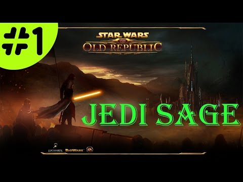 Star Wars: The Old Republic Walkthrough Part 1 - Jedi Consular Gameplay - Character Creation & Intro