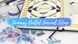 January Bullet Journal Setup | Plan With Me | Art Deco | Changing The Way I Track Habits