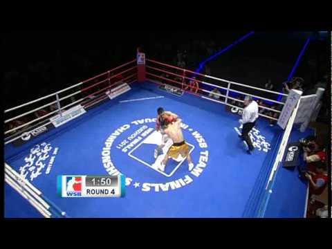 Kanat Abutalipov vs Nordine Oubaali - Day 1 - BantamWeight - Individual Champs - WSB Season 1