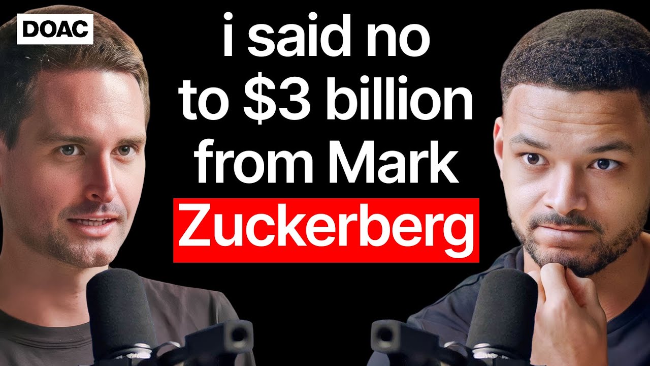 Snapchat CEO: Exact Formula Used To Build A $130 Billion Company! I Said No to $3B From Zuckerberg!