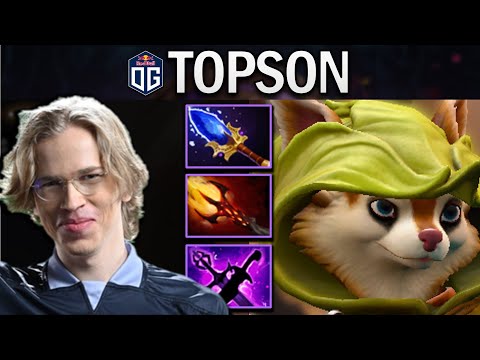 OG.TOPSON HOODWINK WITH DAGON-AGHANIMS - DOTA 2 7.29 GAMEPLAY