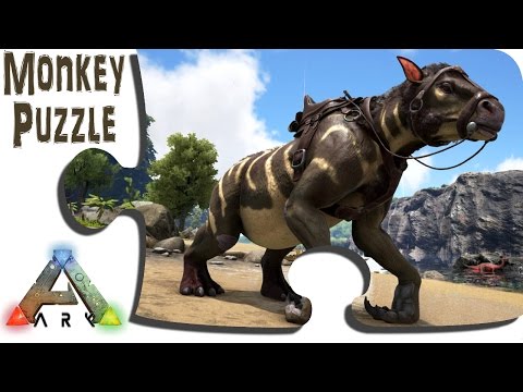 Taming Chalicotheriums in the Wild - ARK Survival Evolved - IronMine Server- Vanilla Island Survival