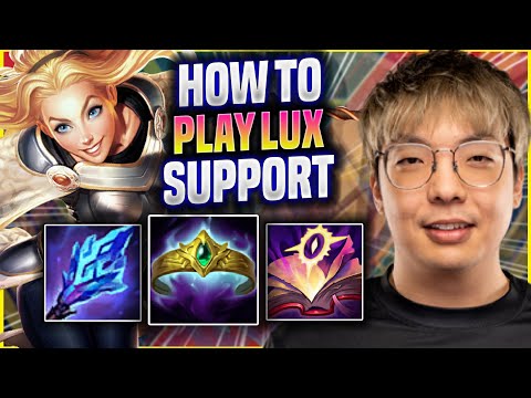 LEARN HOW TO PLAY LUX SUPPORT LIKE A PRO! - 100T Huhi Plays Lux SUPPORT vs Nautilus! |