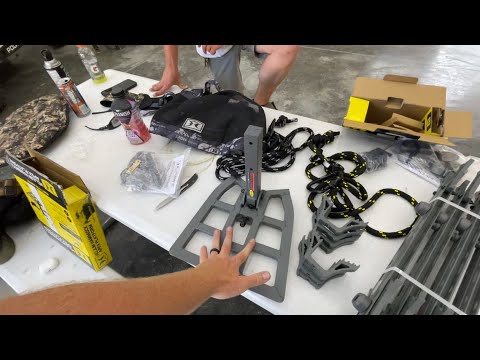 Hawk Helium Hunting Saddle Review! Cheap Hunting Saddle, With Climbing Sticks And Platform!