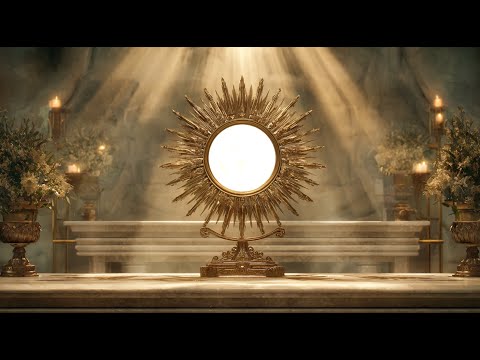 🔴(live) Eucharistic Peace - Holy Hour in a Cathedral with Gregorian Chant Ambience #1
