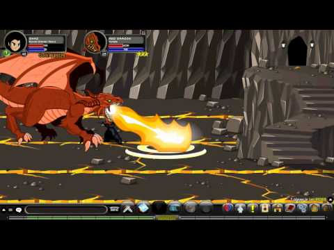 aqw evolved shaman vs the red dragon