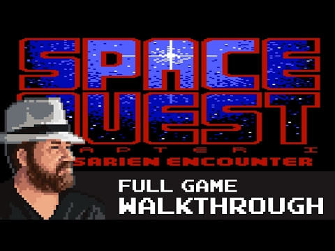 Space Quest : The Sarien Encounter EGA - Full Game Walkthrough/No Commentary