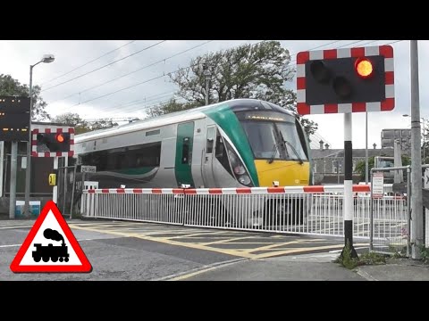 Railway Crossing - Merrion Gates, Dublin - IE 22000 Class Intercity Train