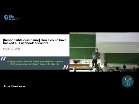 sec4dev 2019 – Common API Security Pitfalls – Philippe De Ryck