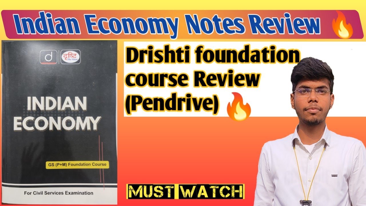 Indian Economy notes 📝 Review / Drishti foundation course #sampurn_IAS #Drishtinotes #drishti_IAS