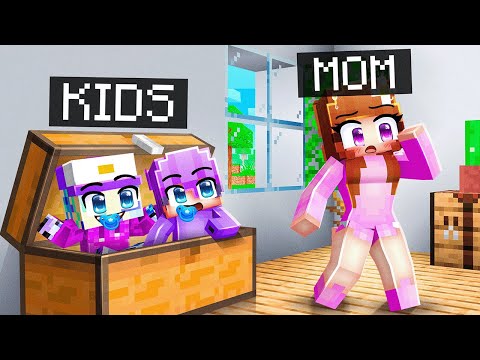 PARENTS vs KIDS Hide and Seek in Minecraft!