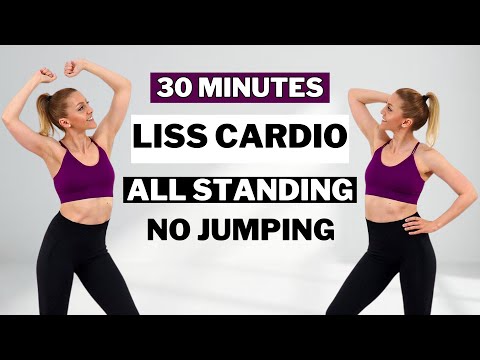????30 Min LISS CARDIO WORKOUT????LOW INTENSITY STEADY STATE????Easy at Home Exercises for Weight Loss????