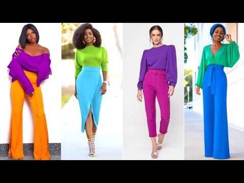 2023 Color Trends Fashion //How to Color Block Outfits...