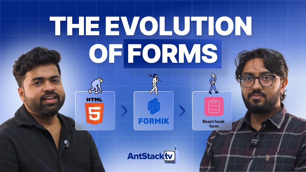 How Forms Evolved in React: Formik, React Hook Form, Zod & GENAI UI (with JSON Render) | AntStack TV