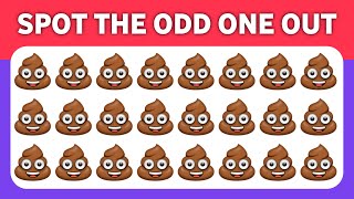 Spot the Odd One Out Emojis (100 Emoji Puzzles)