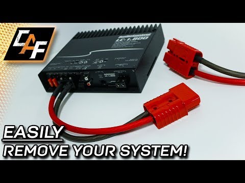 Quick Disconnect your Amplifier! Battery Harness Plug Review