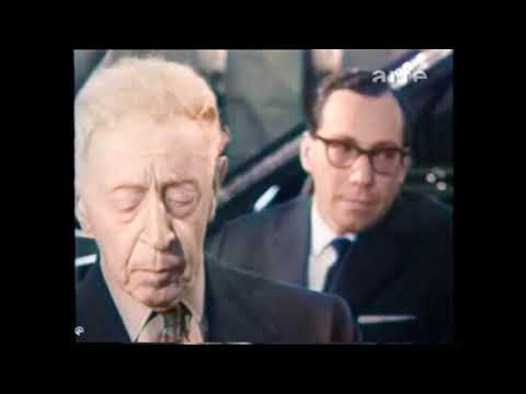 Rubinstein plays Schubert & Chopin. ARTHUR RUBINSTEIN in HAMBURG 1966. AI Colorize, 1080p 60fps.