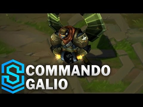 Commando Galio (2017) Skin Spotlight - League of Legends