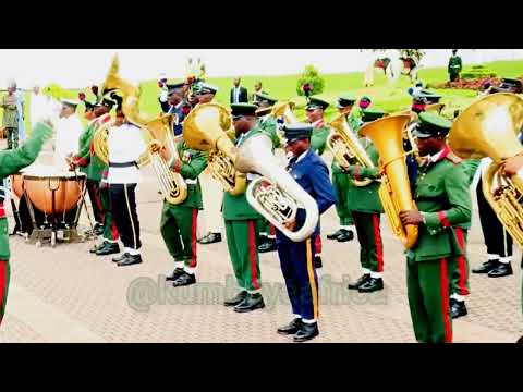 Guards Brigade Band perform Nigerian National Anthem, Nigerian Independence Day 2024