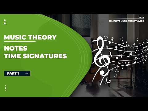 Music Theory Tutorials | Part 1: Notes & Time Signatures