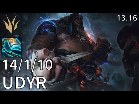 Udyr Jungle vs Lee Sin - KR Master | Patch 13.16