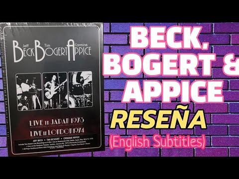 BECK, BOGERT & APPICE LIVE IN JAPAN 1973  LIVE IN LONDON 1974 UNBOXING & RESEÑA