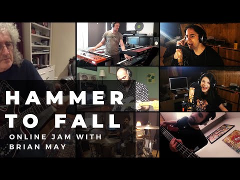 Hammer to Fall // Brian May Online Jam // Challenge accepted by musicians from Romania