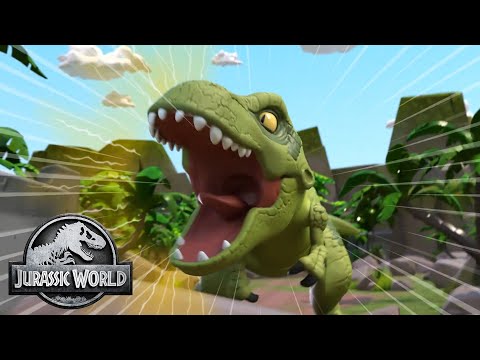 The T-Rex Dinner Guest | Jurassic World | NEW EPISODE | Kids Adventure Show | Dinosaur Cartoons