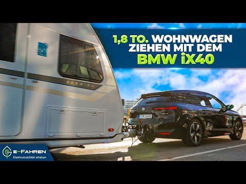 BMW iX40 - towing a caravan | Fuel consumption | Range