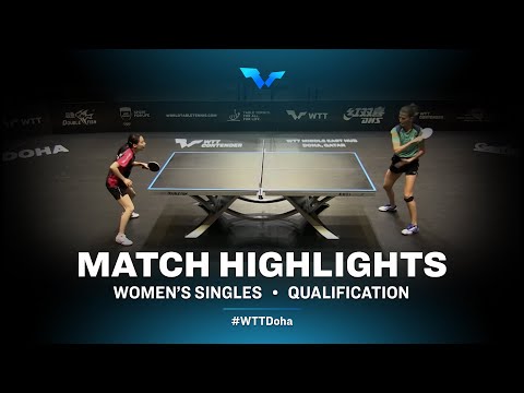 Olga Vorobeva vs Choi Hyojoo  | WTT Contender Doha 2021 | Women's Singles | QUAL Highlights