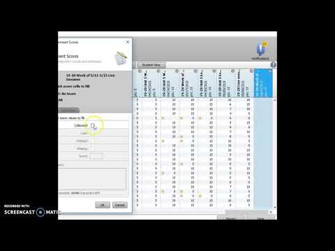 Green checks in Gradebook tutorial