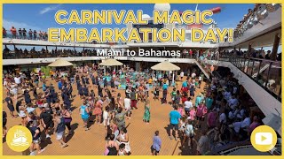 Carnival Magic Embarkation Day