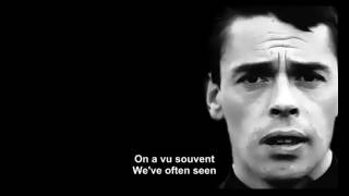 Ne me quitte pas    Jacques Brel    subtitle  Fr  Eng  Italiano