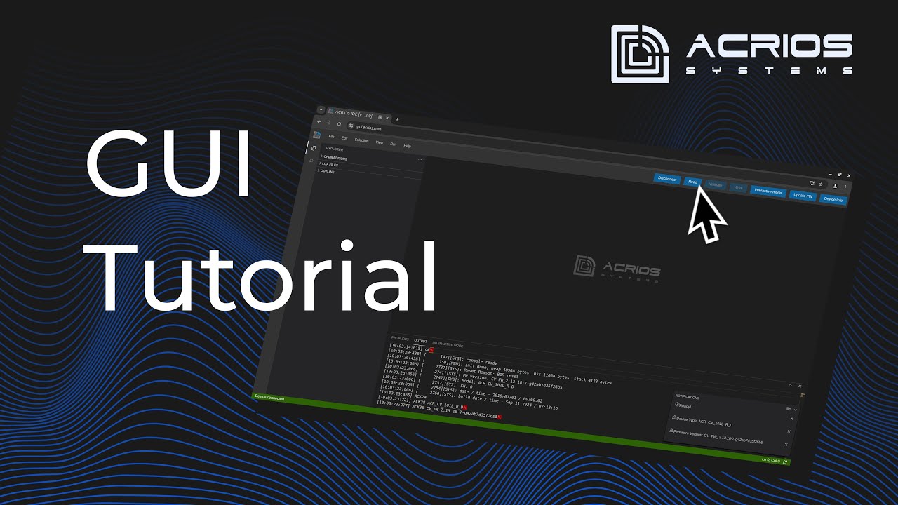 ACRIOS IDE GUI Tutorial