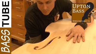 Upton Bass: Carving F-Holes on a Mittenwald Model Double Bass