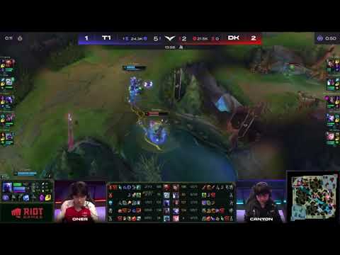 Faker Ryze Solo Kill on Khan Jayce - T1 DK Game 4 Finals Highlights - LCK Finals 2021