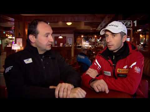 Łukasz Kruczek przed konkursem drużynowym w Ruce/Kuusamo (30.11.2012)