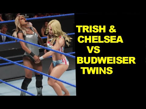 WWE 2K19 Trish Stratus & Chelsea Green vs The Budweiser Twins - Elimination Tag