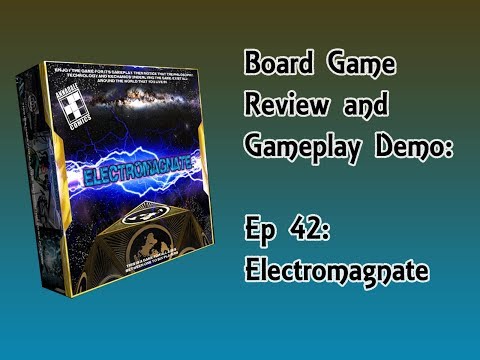 Board Game Review and Gameplay Demo - Electromagnate