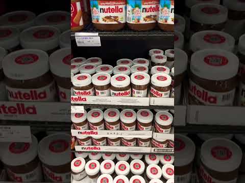 Nutella Jars 🫙 Mini Nutella, Satisfying 🤤 #nutella #short