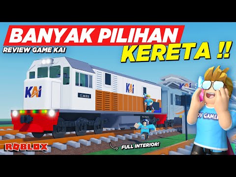 NYOBAIN GAME KERETA API FULL INTERIOR ROBLOX !! BANYAK PILIHAN LOKOMOTIF - Roblox Indonesia