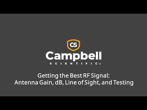 Getting the Best RF Signal: Antenna Gain, dB, Line of Sight, and Testing