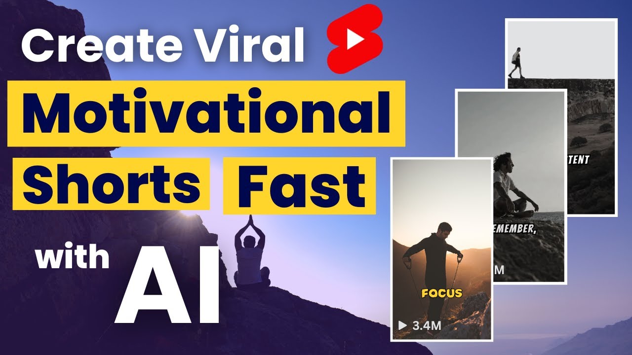 How to Create VIRAL Motivational Shorts with AI | Get MILLIONS of Views Easily
