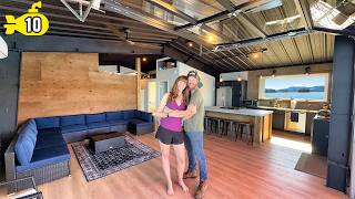 FINISHING Our Navy Barge Houseboat Build (ep 10)