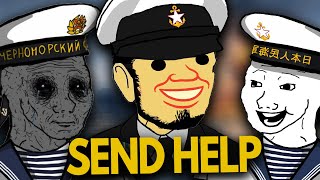 Winning WW2 With The Worst NAVY Possible - World Of Warships Ft @Bokoen1