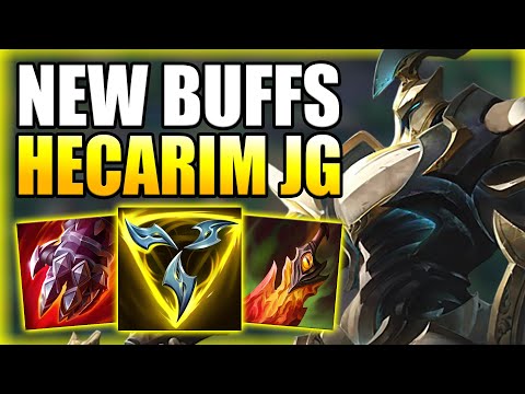 HOW TO PLAY HECARIM JUNGLE & DOMINATE THE GAME AFTER NEW BUFFS! - Best Build/Runes League of Legends