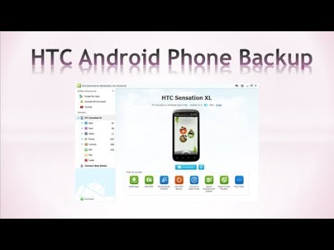 HTC Android Phone Backup: backup HTC contacts/messages/photos/videos/music/apps to PC