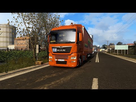 [ ETS2] Euro Truck Simulator 2 1.32 - MAN TGX Euro 6 - Trailer Krone - Promods 2.31