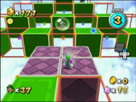 Super Mario Galaxy 2 - Beat Block Galaxy - Green Stars 1 & 2 | WikiGameGuides